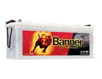 180Ah baterie, 950A, levá BANNER Buffalo Bull 514x223x195(220)