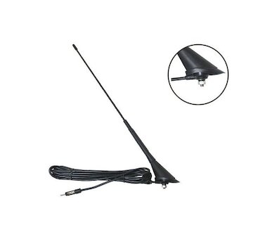 Anténa strešná UNI 40cm závit M5 Golf