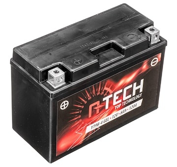 baterie 12V, YT9B-4 GEL, 8Ah, 120A, bezúdržbová GEL technologie 150x68x105, A-TECH (aktivovaná ve výrobě)