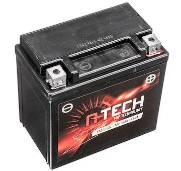 baterie 12V, YTZ7S GEL, 6Ah, 130A, bezúdržbová GEL technologie 113x70x105, A-TECH (aktivovaná ve výrobě)