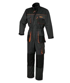 BETA KOMBINÉZA PRAC. EASY LIGHT MATERIÁL T/C VSTAVKY OXFORD 180GR ŠEDÁ-MODEL 7865E VEĽ. XXXL