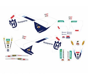 BLACKBIRD Sada nálepiek Replica Team Husqvarna MXGP TC,FC 16-18 / TE,FE 17-19