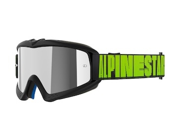 brýle VISION YOUTH HOLLOW, ALPINESTARS, dětské (černá antracit/žlutá fluo, zrcadlové stříbrné plexi) 2025