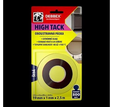 DEBBEX HIGH TACK - Páska obojstranná akrylátová 19x 1mm/2,5m