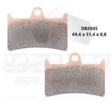 DELTA BRAKING Platničky brzdové RDER = FA252