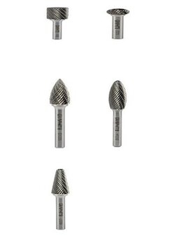 GRAPHITE Tvrdokovová rotačná fréza HM, typ A (valcová), 8 x 20 mm, stopka 6 x 45 mm