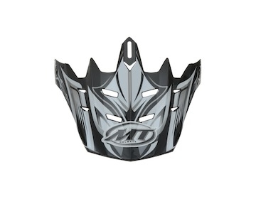kšilt pro přilby MX-1/MX-2 Technical, MT - Španělsko (šedá/černá/bílá)