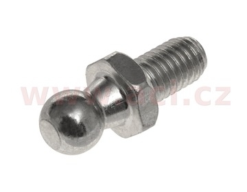 kulový čep plynové vzpěry (průměr čepu 10 mm, výška 12 mm, závit M8, délka závitu 13 mm)