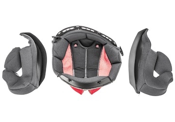 lícnice a klobouk pro přilby F18, ZED (vel. XS)