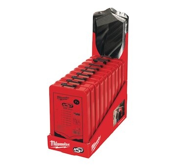 MILWAUKEE Displej vrtákov SDS-Plus M2 – 10 × 7 ks