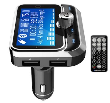 Nabíjačka mobilov do zapaľovača 12-24V autoadapter bluetooth 2USB-A TRANSMITTER