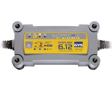 nabíječka GYSFLASH 6.12 s funkcí CAN-BUS 12 V, 125 Ah, 6 A