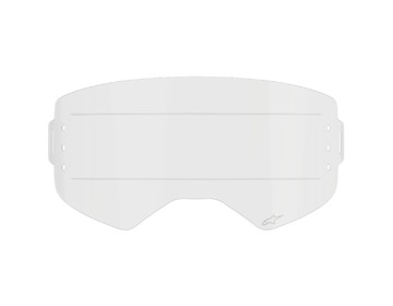 plexi pro brýle SUPERTECH, ALPINESTARS (čiré pro systém roll-off)