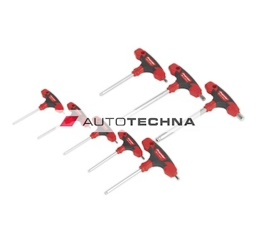 SEALEY Ball-End Hex Key Set 8pc T-Handle Metric