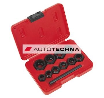 SEALEY BOLT EXTRACTOR SET (SPANNER TYPE) 10pc