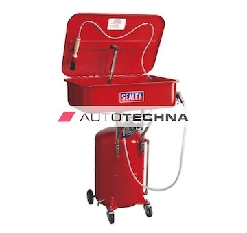 SEALEY Mobile Parts Cleaning Tank Air Operated with Reservoir