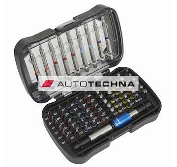 SEALEY Power Tool Bit Set 71pc Colour Coded S2