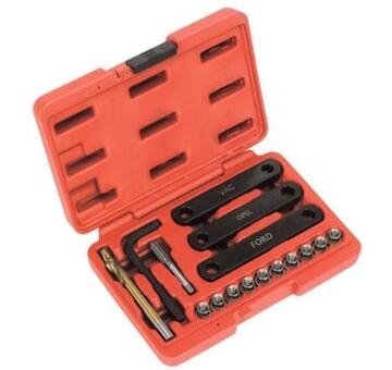 SEALEY Sada na opravu závitov brzdových strmeňov M9x1,25mm