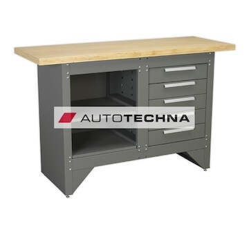 SEALEY Workbench with 5 Drawers Ball Bearing Runners Heavy-Duty