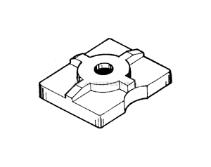 Spona lišty E.CO  (72351)