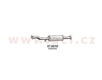 střední díl výfuku ASSO/VENEPORTE