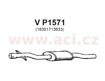 střední díl výfuku FENNO/IMASAF/EBERSPACHER