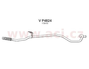střední díl výfuku FENNO/IMASAF/EBERSPACHER
