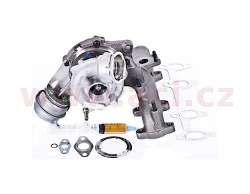 turbodmychadlo GARRETT model GT1646V(S3) (motor BMP, BMM) orig. díl repasovaný firmou TURBOCHARGER (+ vratná část 1750 Kč/70 €)