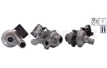 turbodmychadlo GARRETT model GTB1752VLK, originální díl repasovaný firmou TURBOCHARGER (+ vratná část 1750 Kč/70 €)
