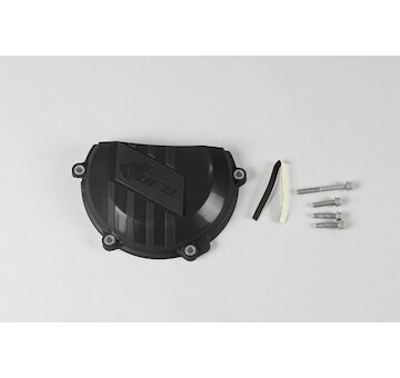 UFO Kryt spojky KTM SXF 450 16-21; EXC 450 17-21; Husqvarna FC 450 16-21 FE 450 17-21 čierna