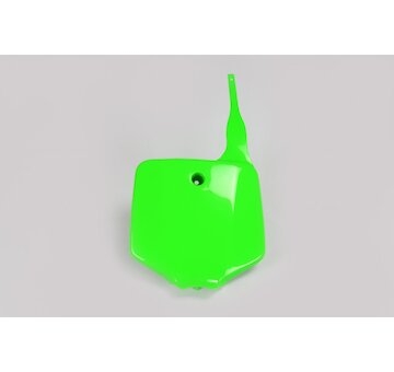 UFO Tabuľka predná Kawasaki KX 65 01-25 KLX 110 01-09 zelená