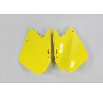 UFO Tabuľky zadné Suzuki RM 125,250 01-05/RM 125,250 06-25 žltá