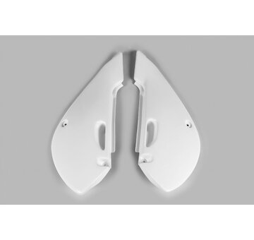 UFO Tabuľky zadné Suzuki RM 65 03-05 biela