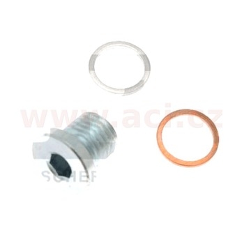 výpustný šroub olejové vany M12x1,5, délka 12mm, vč. těsnění 