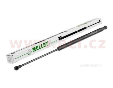 vzpěra zd. dveří Kombi MELLET (celk. délka 507 mm, délka zdvihu 206 mm, síla 620 N)
