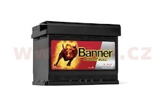 60Ah baterie, 540A, pravá BANNER Power Bull 241x175x175