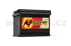 60Ah baterie, 640A, pravá BANNER Running Bull AGM 241x175x190