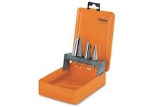 BETA SADA KÓNICKÝCH VRTÁKOV HSS-MODEL 424/SP3 3 KS 424/1+424/2+424/3, V KOVOVÉ KRABIČKE