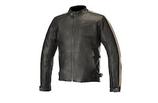 bunda CHARLIE HONDA kolekce, ALPINESTARS (černá/krémová/červená, vel. L)