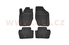 gumové koberečky černé s vyšším okrajem (sada 4 ks) HB