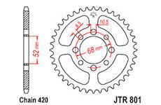 JT Rozeta zadná JTR 801-27