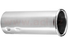 koncovka výfuku nerezová kulatá, vnitřní průměr 45,5 mm, průměr koncovky 54,5 mm, délka 128 mm FENNO