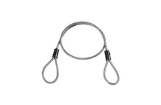 lanko ocelové LOCKMATE12 pro zámky, OXFORD (čirý plášť, délka 1,2 m, průměr 12 mm)