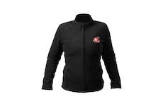 mikina dámská černá na zip fleece (vel. XL)
