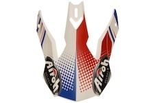 náhradní kšilt pro přilby TERMINATOR 2.1 S Cleft, AIROH (bílá/modrá/červená)
