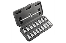 NEO Sada nadstavcov na olejové zátky 18ks, 3/8 