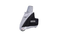 plachta na motorku Aquatex Highscreen Scooter provedení pro vysoké plexi, OXFORD (černá/stříbrná, uni velikost)