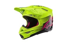 prilba SUPERTECH S-M10 UNITE, ALPINESTARS (žltá fluo/černá/růžová, veľ. S)