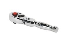 Ratchet Wrench Flexi-Head Stubby 1/4