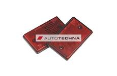SEALEY Reflex Reflector Red Oblong Pack of 2